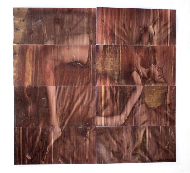 Lee, wood panel, laser cut, Emily Wardell